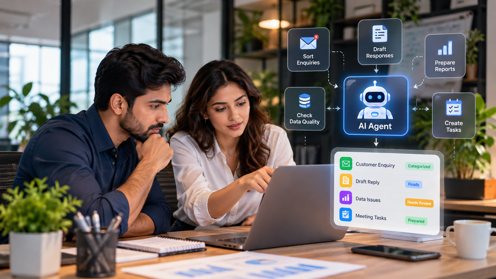 Suggested illustration: AI Agents for Small Businesses: Five Tasks Worth Automating First