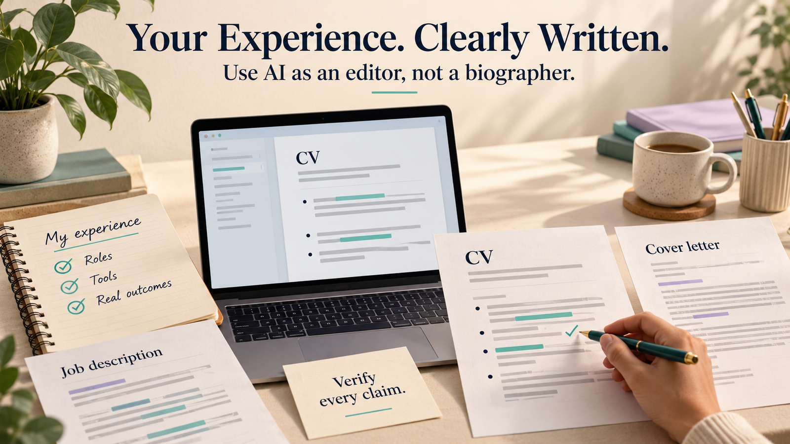Suggested illustration: Using AI to Improve Your CV or Resume Without Inventing Experience