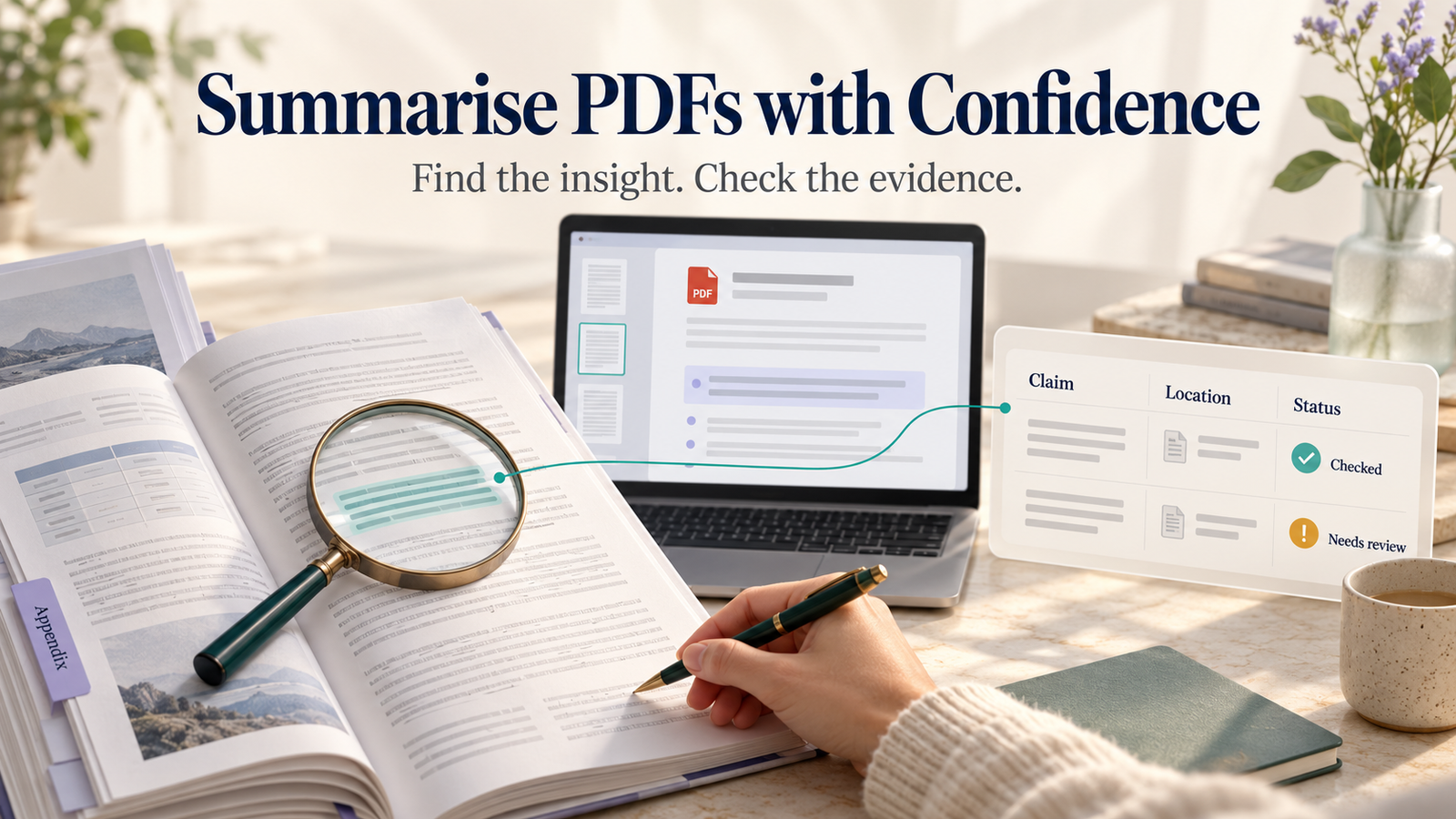 Suggested illustration: How to Summarise a Long PDF With AI Without Losing Important Details